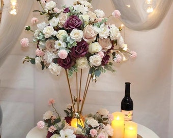 Flower Ball Table Centerpiece Artificial Flower Centrepiece Wedding Table Flower For Party Decor