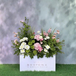 Wedding Floor Flower,Flower Runner,Grounded Flower Arrangement,Artificial Wedding Aisle Flowers,Ceremony Flowers,Wedding Centerpiece Decor