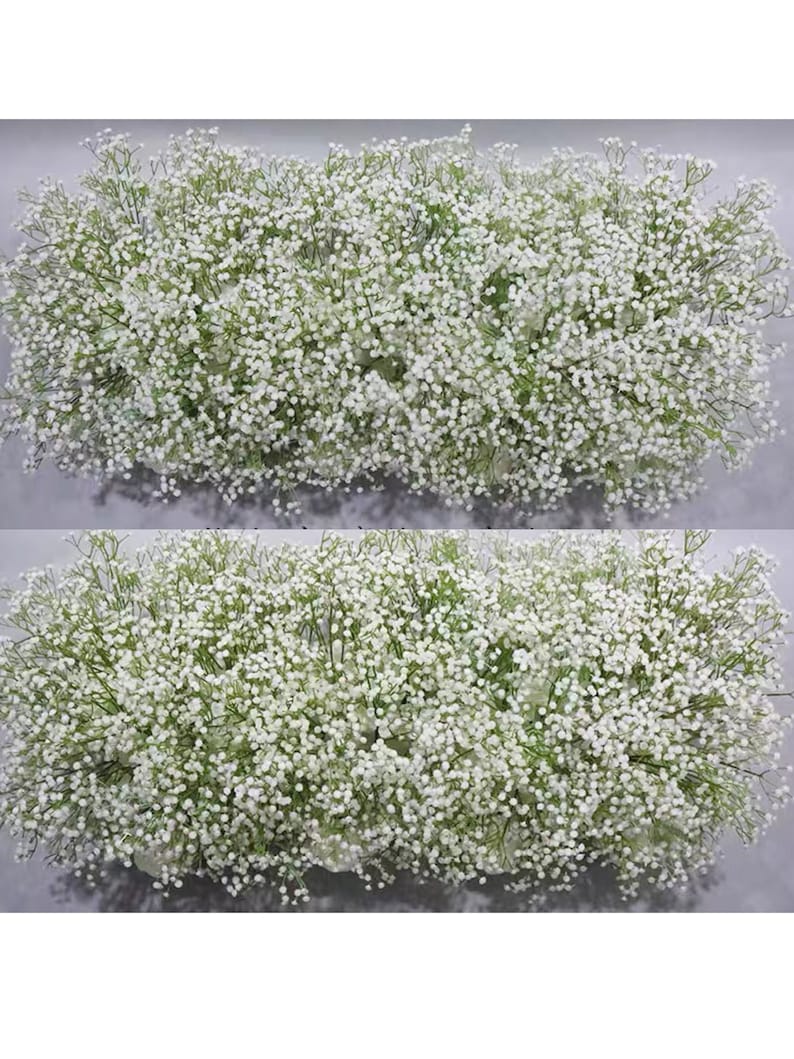 Babysbreath Wedding Flower Garland,Gypsophila Garland,Wedding Reception Table Runner,Floral Garland,Flower Arch,Table Runner image 2