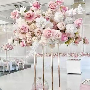 Big Wedding Centerpiece,Table Flower Ball,Wedding Dinner Party Flower Ball,Wedding Reception,Wedding Aisle,Flower Arrangements for Weddings