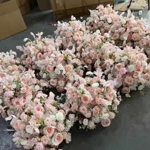 Pink Rose Flower Centerpiece Wedding Table Arrangement Artificial Flower Ball Table Flower Ball Wedding Aisle Flower Ball Wedding Banquet