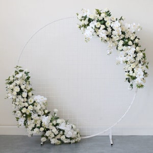 Flower Arch,Wedding Flower Corner Swag,Flower Arch Swag For Wedding Backdrop Decor,Flower Runner,Floral Garland,Wedding Party Decor