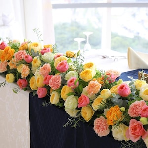 Peony Rose Flower Wedding Decor,Table Floral Flower Runner,Wedding Flower Arch,Wedding Sign Flower,Head Table Decor