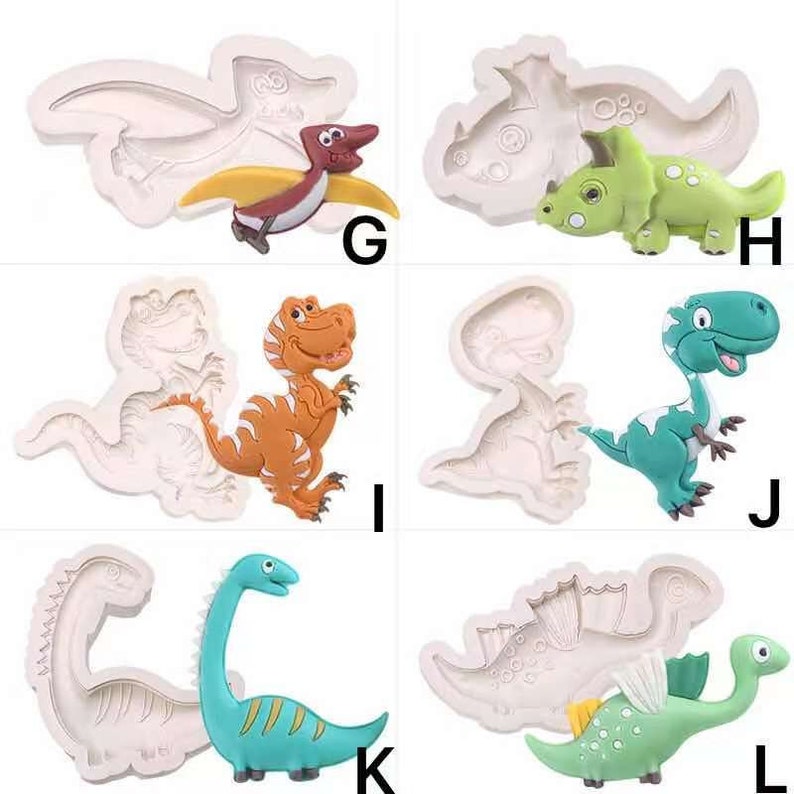 Dinosaur Cake Mold Silicone Mold Mousse Cake Molds Fondant Etsy