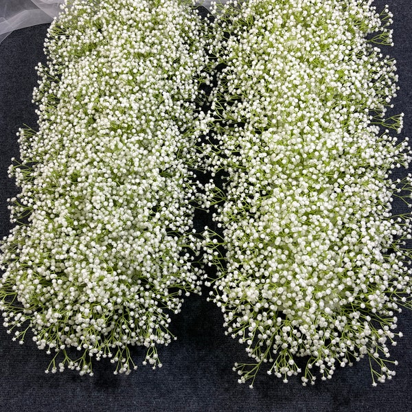 Full Baby's Breath Flower Garland,Wedding Centerpiece,Wedding Reception Table Runner,Floral Flower Runner,Custom Flower Color