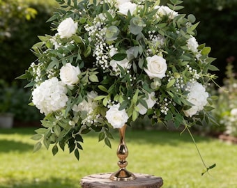 Eucalyptus Greenery Flower Ball Wedding Arrangement Wedding Centerpiece Table Centerpiece Artificial Flower Ball Reception decor