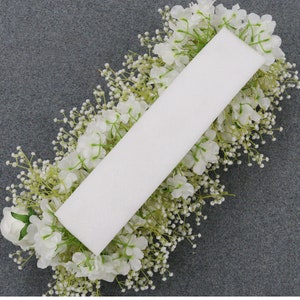 Babysbreath Wedding Flower Garland,Gypsophila Garland,Wedding Reception Table Runner,Floral Garland,Flower Arch,Table Runner image 5