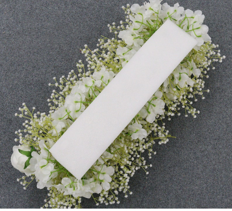 Babysbreath Wedding Flower Garland,Gypsophila Garland,Wedding Reception Table Runner,Floral Garland,Flower Arch,Table Runner image 5