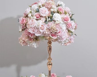 Artificial Flower Ball Wedding Flower Ball Flower Table Centrepieces Road Lead Flower Ball Wedding Party Decor