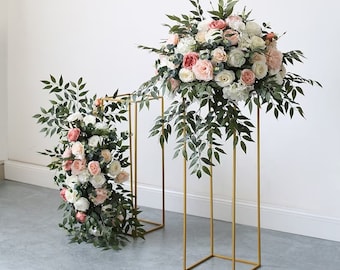 Eucalyptus Artificial Flower Table Centerpiece Flower Ball Wedding Floral Arrangement Flower Ball Business Outdoor Party Decor Custom Flower