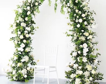 Wedding Flower Swag Arch Flower Wedding Backdrop Flower Archway Wedding Flower Arrangement Outdoor Party Decor Customize Flower