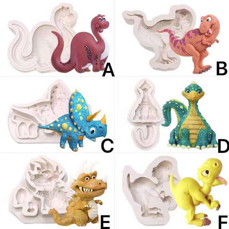 Dinosaur Cake Mold Silicone Mold Mousse Cake Molds Fondant Etsy