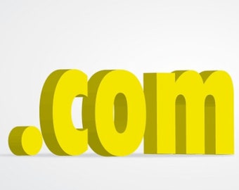 Registration of a free Com-Domain of your choice