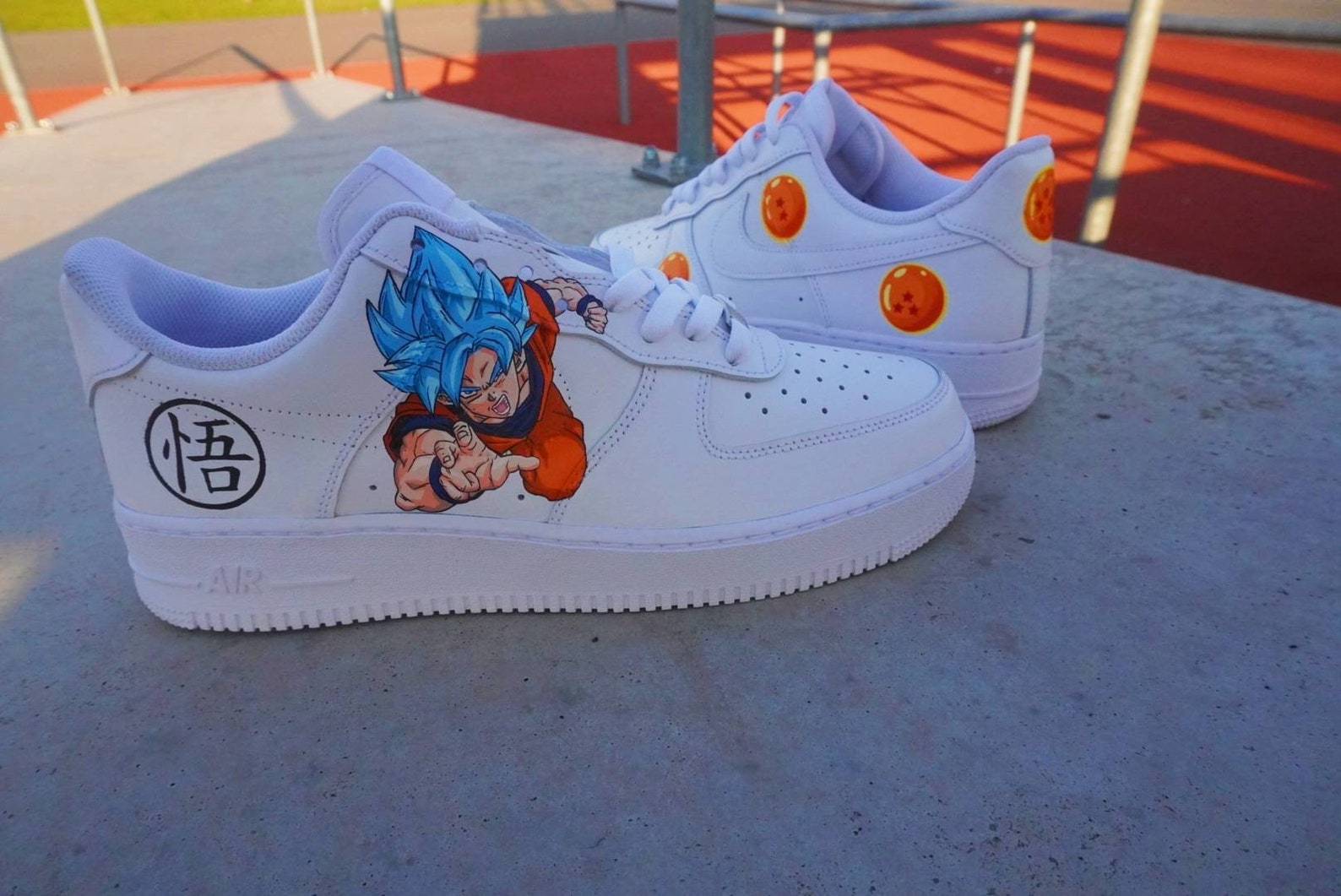 Nike Air Force 1 x Son Goku | Etsy