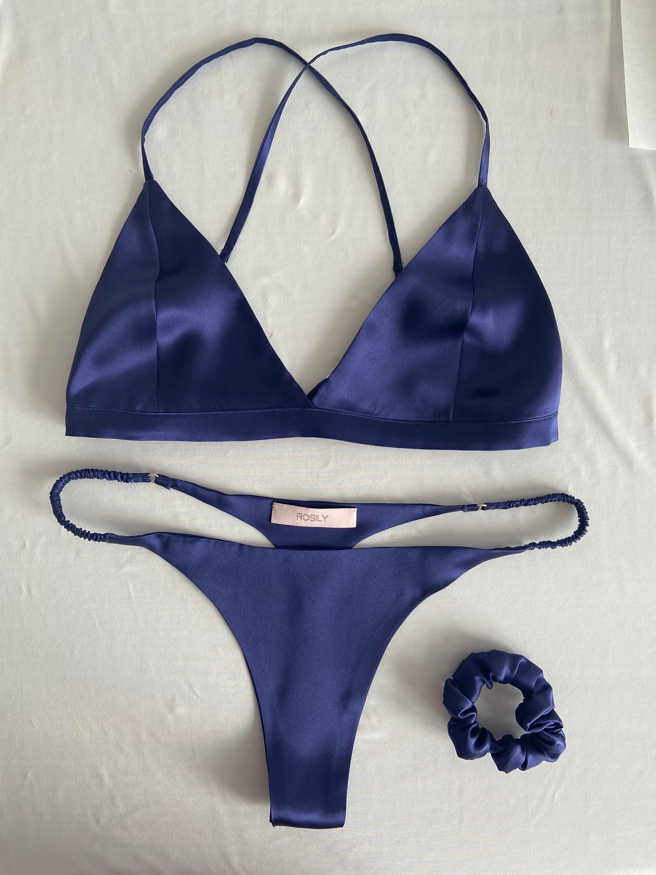 Navy Bra Set