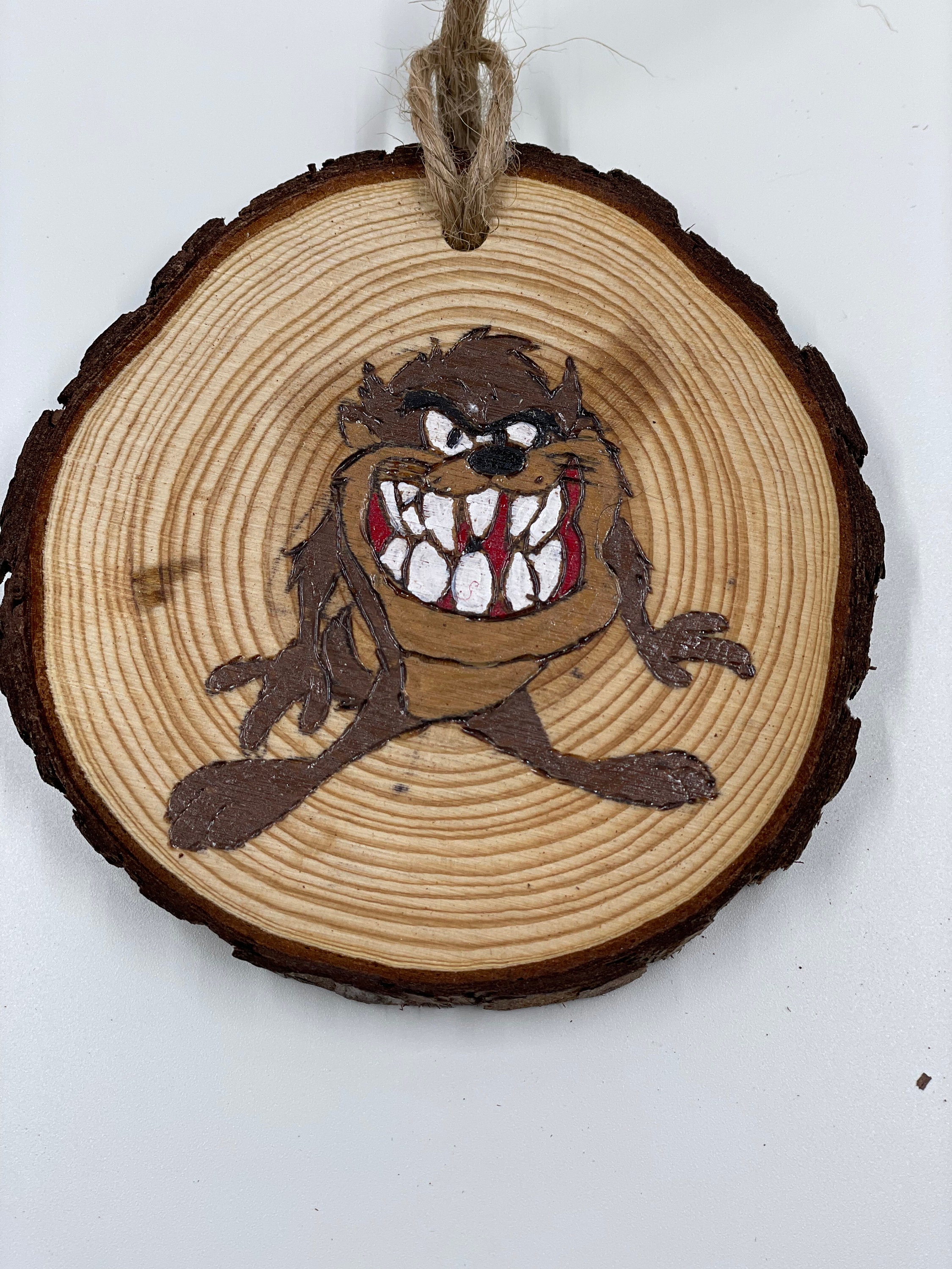 Burned Taz Ornament