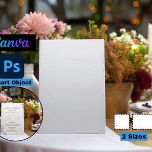 Maquete de convite | Maquete de convite de casamento | Maquete de cartão | Objeto Inteligente PSD | Canva | Chá de panela | Chá de bebê | Papelaria para cartão de casamento