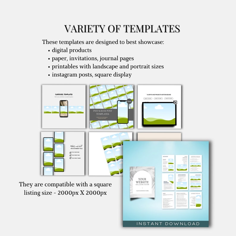 Digital Product Mockups Bundle Digital Product Listing Templates Sell Digital Product Mockups Bundle Digital Product Listing Templates Sell