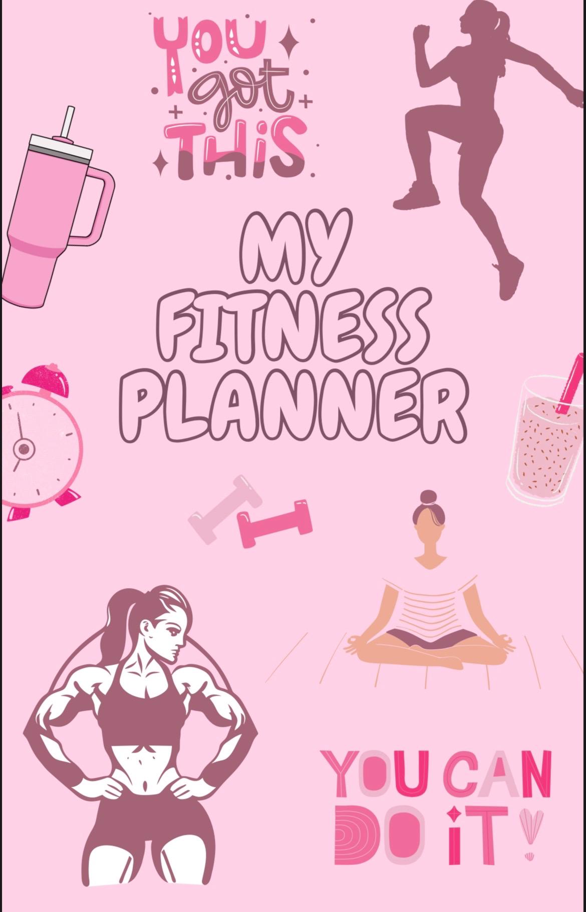 WORKOUT GYM PLANNER Fitness Log Book Easy to Use Calorie Tracker Reps ...