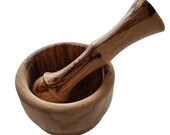 Olive Wood Mortar and Pestle