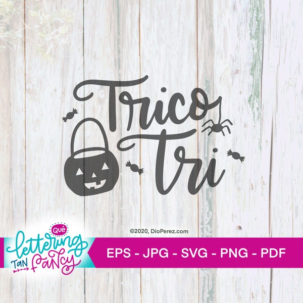 Trico Tri, Spanish SVG, Commercial Use