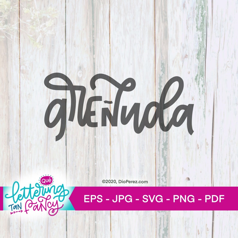 Download Cricut Cut File Quarantine Gre U00f1uda Mom Life Spanish Svg Silhouette Clipart Commercial Use Latina Clip Art Art Collectibles