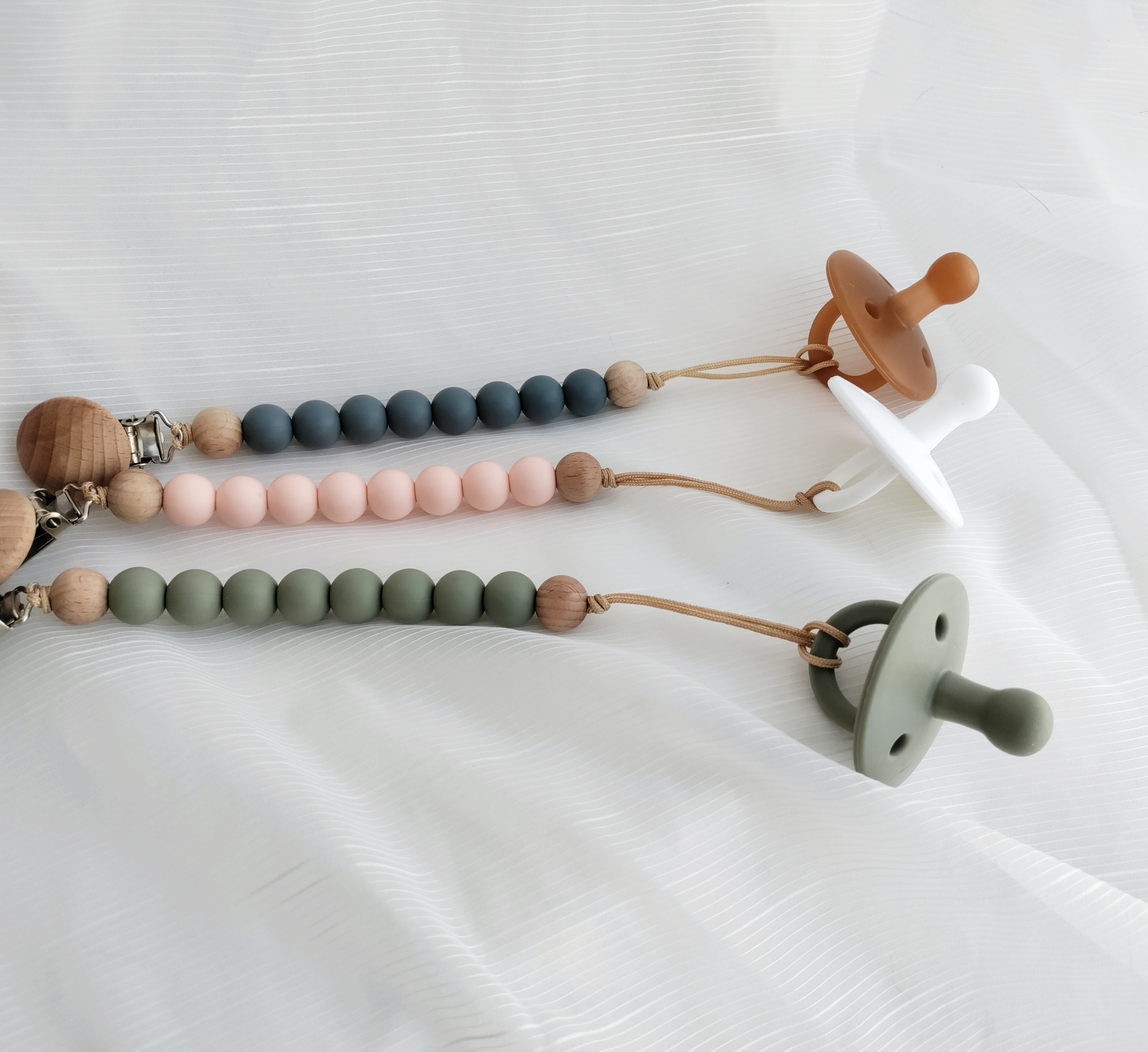 Silicone Pacifier / Stage 2 (6m+) / Baby Dummy Soother / Natural Rubber ...
