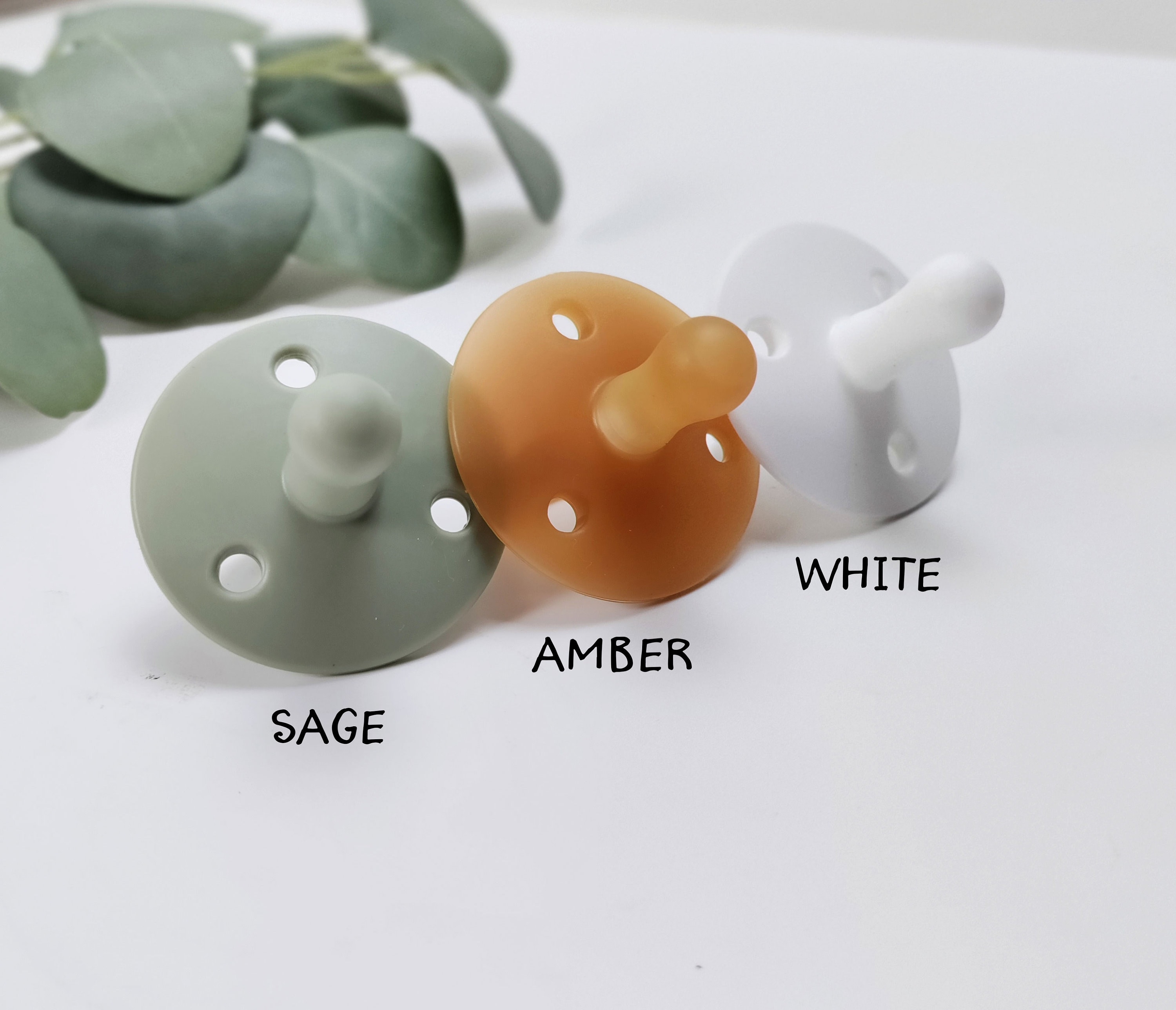 Silicone Pacifier / Stage 1 (0m+) / Baby Dummy Soother / Natural Rubber ...