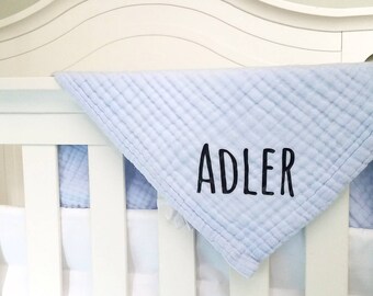 personalized muslin swaddle blankets