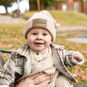 newborn baby beanie knitted cap hat matching hat personalized baby beanie custom baby beanie