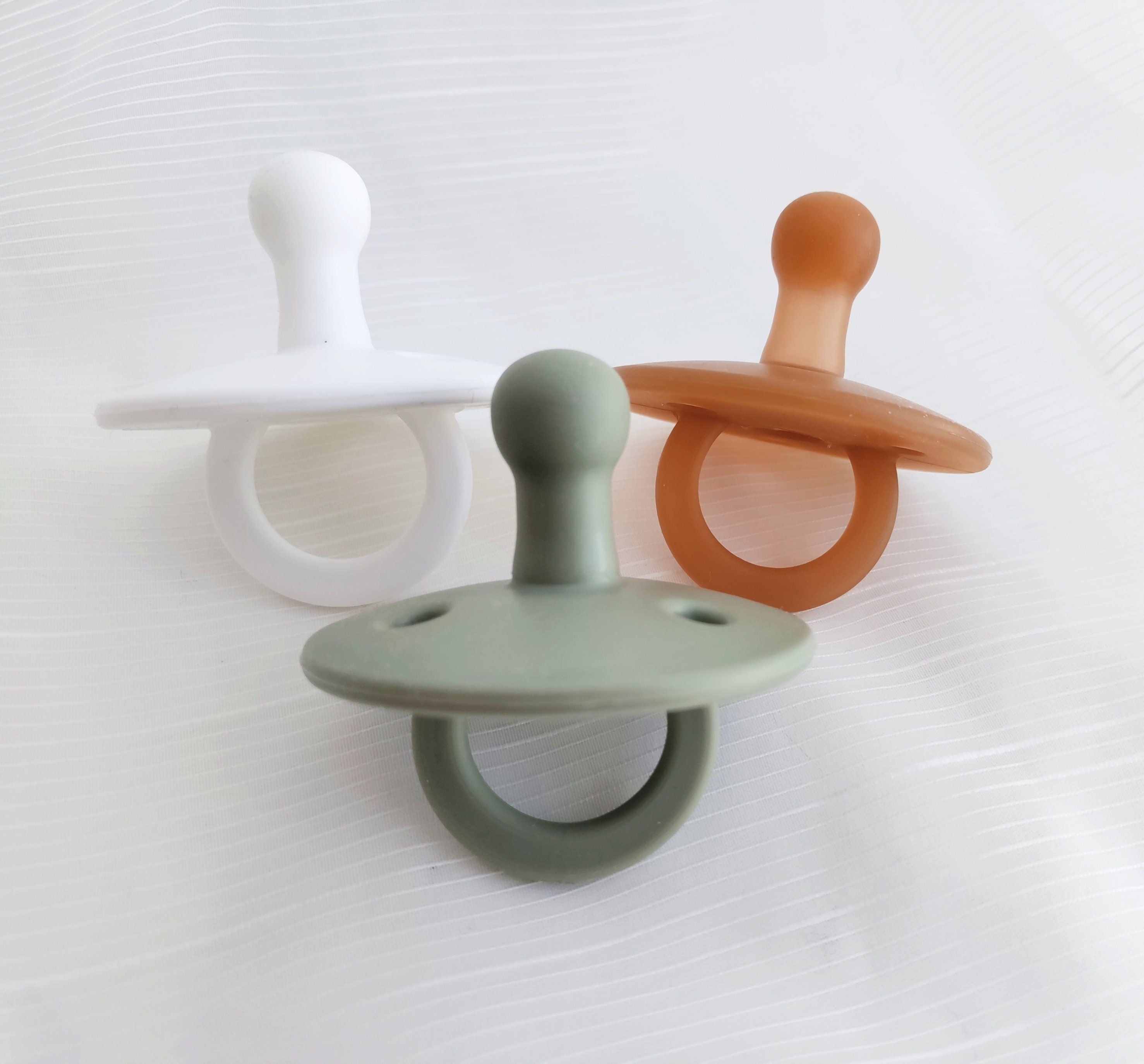 Silicone Pacifier / Stage 2 (6m+) / Baby Dummy Soother / Natural Rubber ...