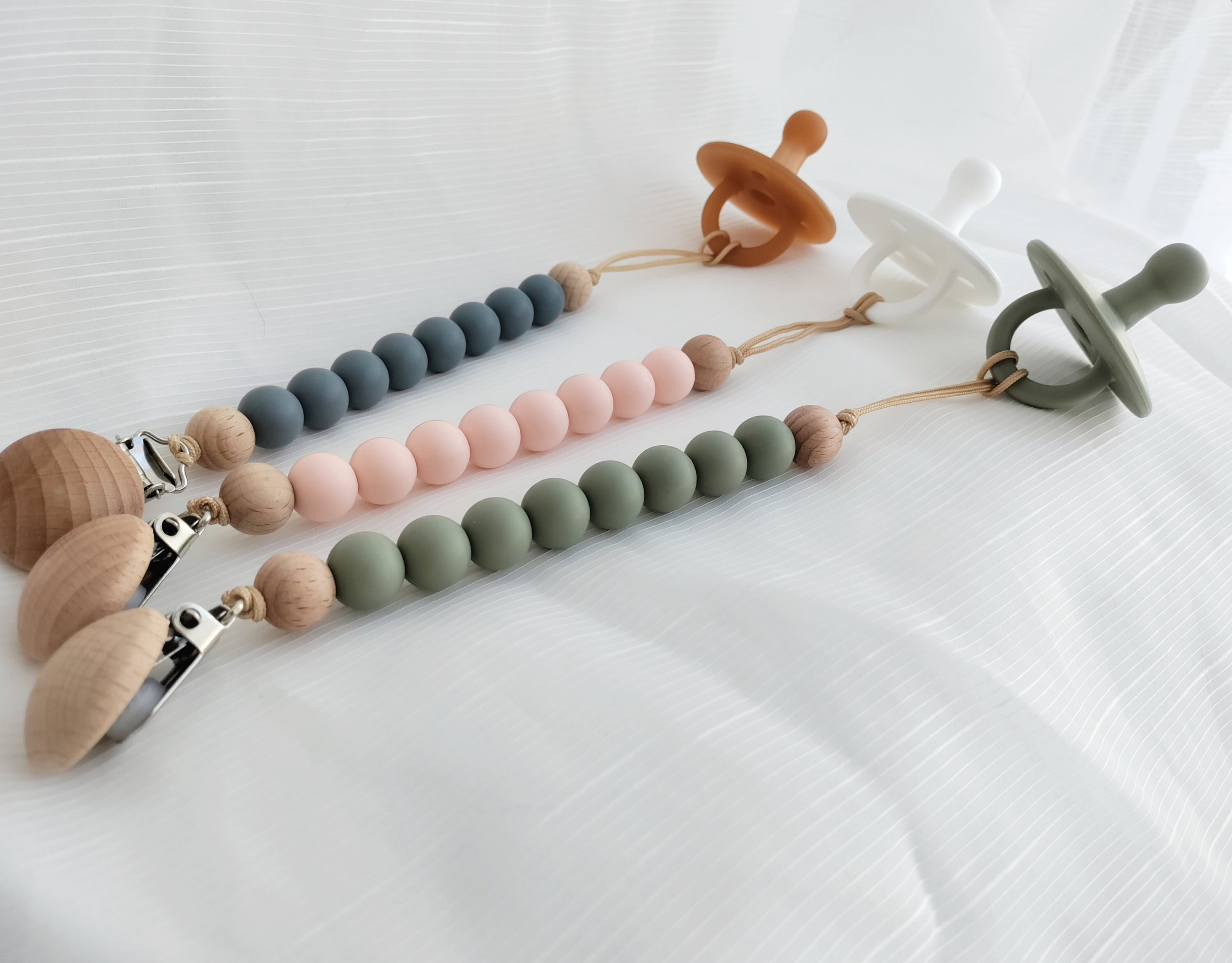 Silicone Pacifier / Stage 2 (6m+) / Baby Dummy Soother / Natural Rubber ...
