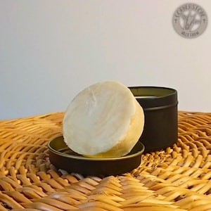 Natural Shaving Soap: Essential Oils, Moisturizing Lather, Optional Tin & Badger Brush