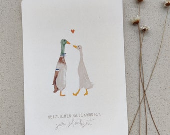 Glückwunschkarte Zur Hochzeit | Klappkarte A6 Mit  Produktbild-Vorschau 6