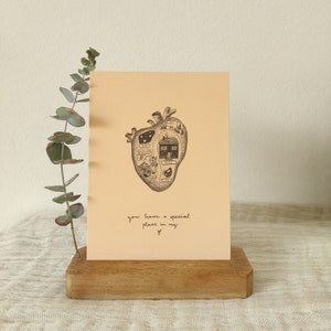 Karte Valentinstag Liebe Herz Jahrestag