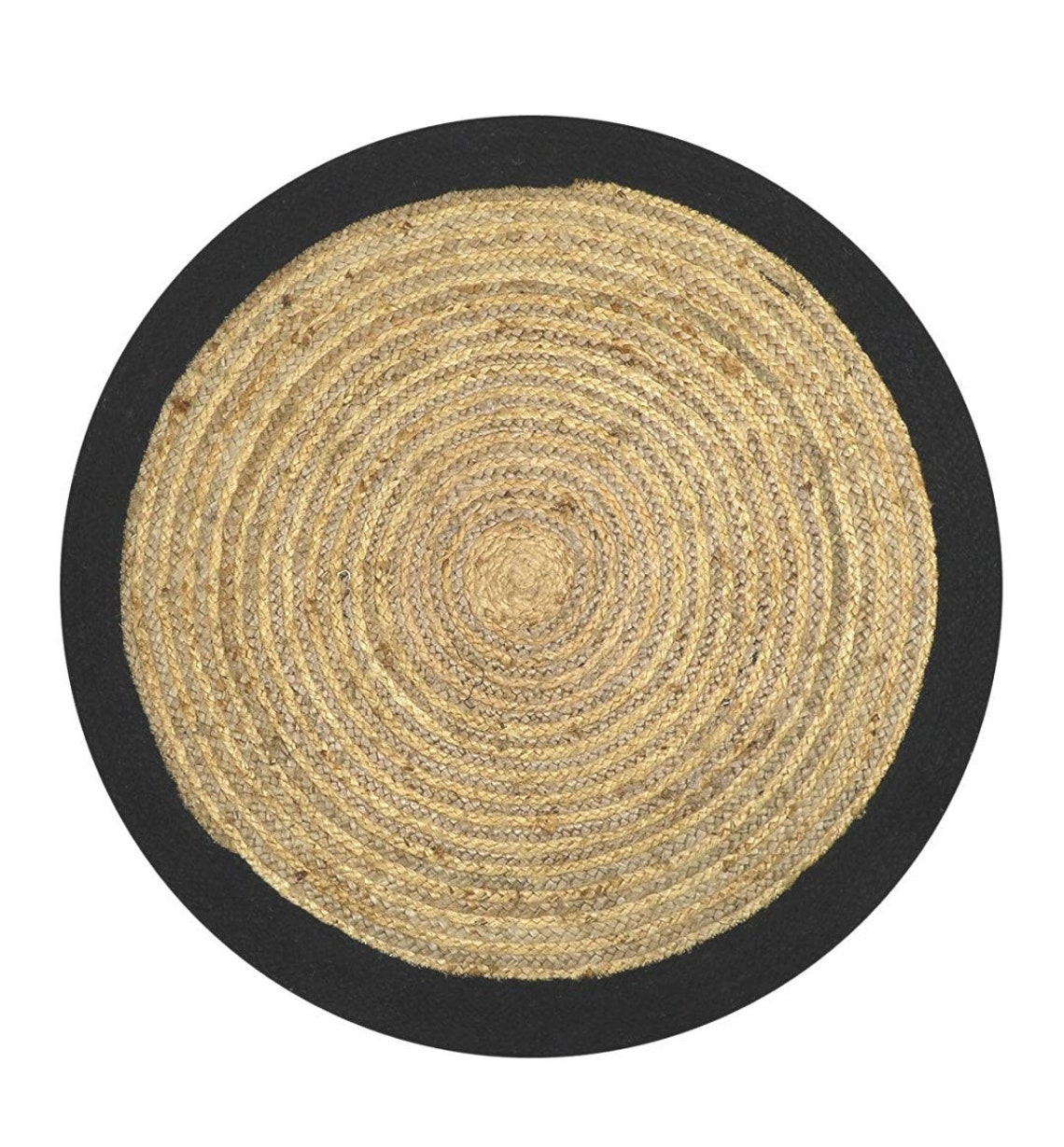 4x4 5x5 6x6 7x7 8x8 Ft. Round Jute Rug in Palm/Hemp Etsy