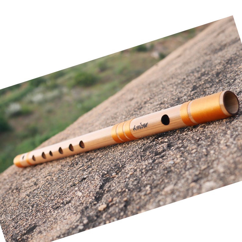 Bansuri Flute in G G Medium Hindustani Indian Professional Etsy