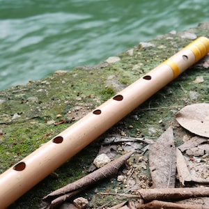 Bass Bamboo Bansuri Flute - Meditation Flute - E Bass Bansuri Flute.