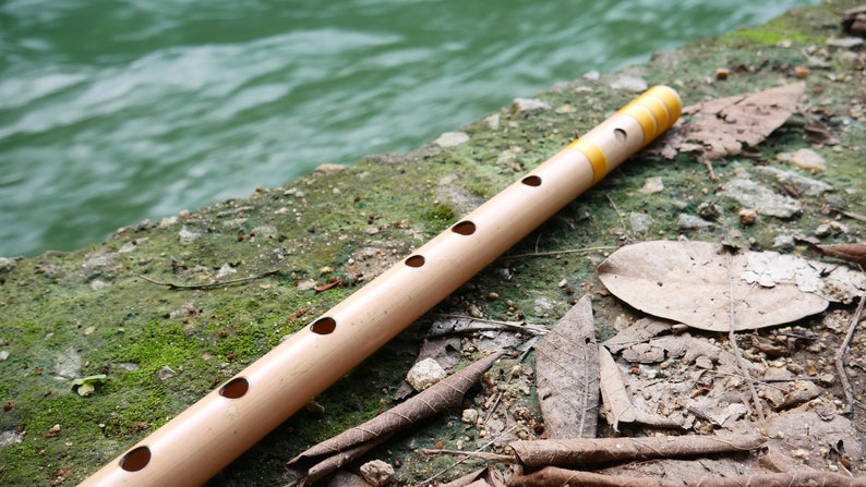 Bass Bamboo Bansuri Flute - Meditation Flute - E Bass Bansuri Flute.