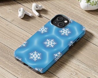 Cute  3D Snowflakes Holiday  iPhone Case, Holiday iPhone Cases, Gift for Her, Christmas  Gift,