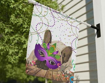 mardi gras yard decor