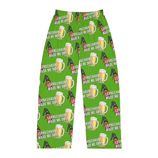 st patricks day pajama bottoms men