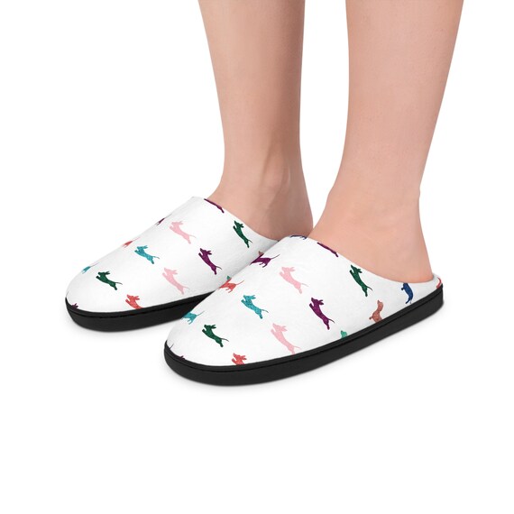 Women's online dachshund slippers