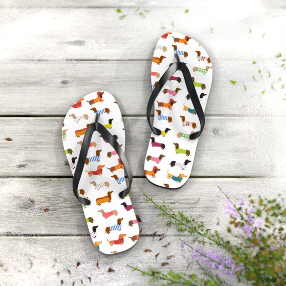 Dachshund Flip Flops Dachshund Flip Flops