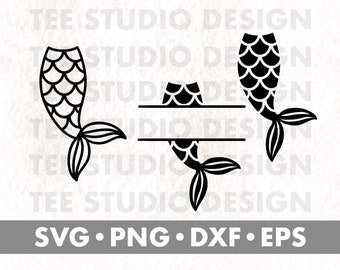 Download Mermaid Tail Svg Etsy