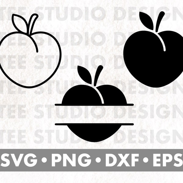 Peach Svg Bundle, Svg Files For Cricut