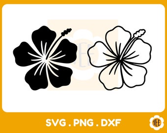 Hibiscus Svg, Floral Svg, Flower Svg, Svg Files For Cricut