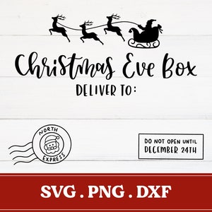 Pudełko Wigilijne SVG, Pliki SVG dla Cricut