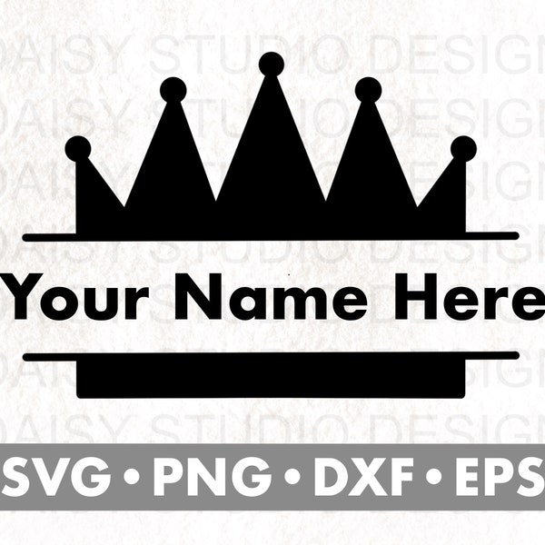 Crown Svg, Tiara Svg, Frame Svg, Name Svg, Baby Onesie Svg, Newborn Svg, New Baby Svg, svg files for cricut