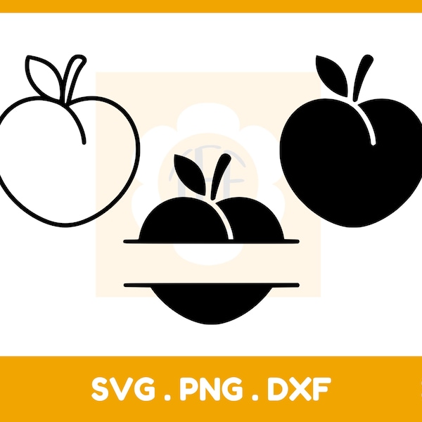 Peach Svg Bundle, Svg Files For Cricut